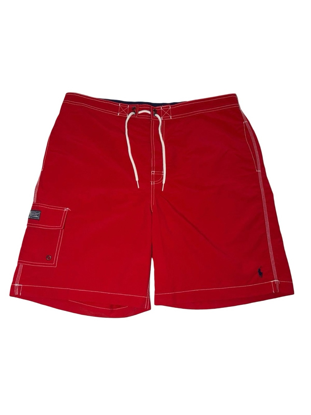 Polo Ralph Lauren Mens Swim Trunks Board Shorts Mesh Lined Drawstring Cargo